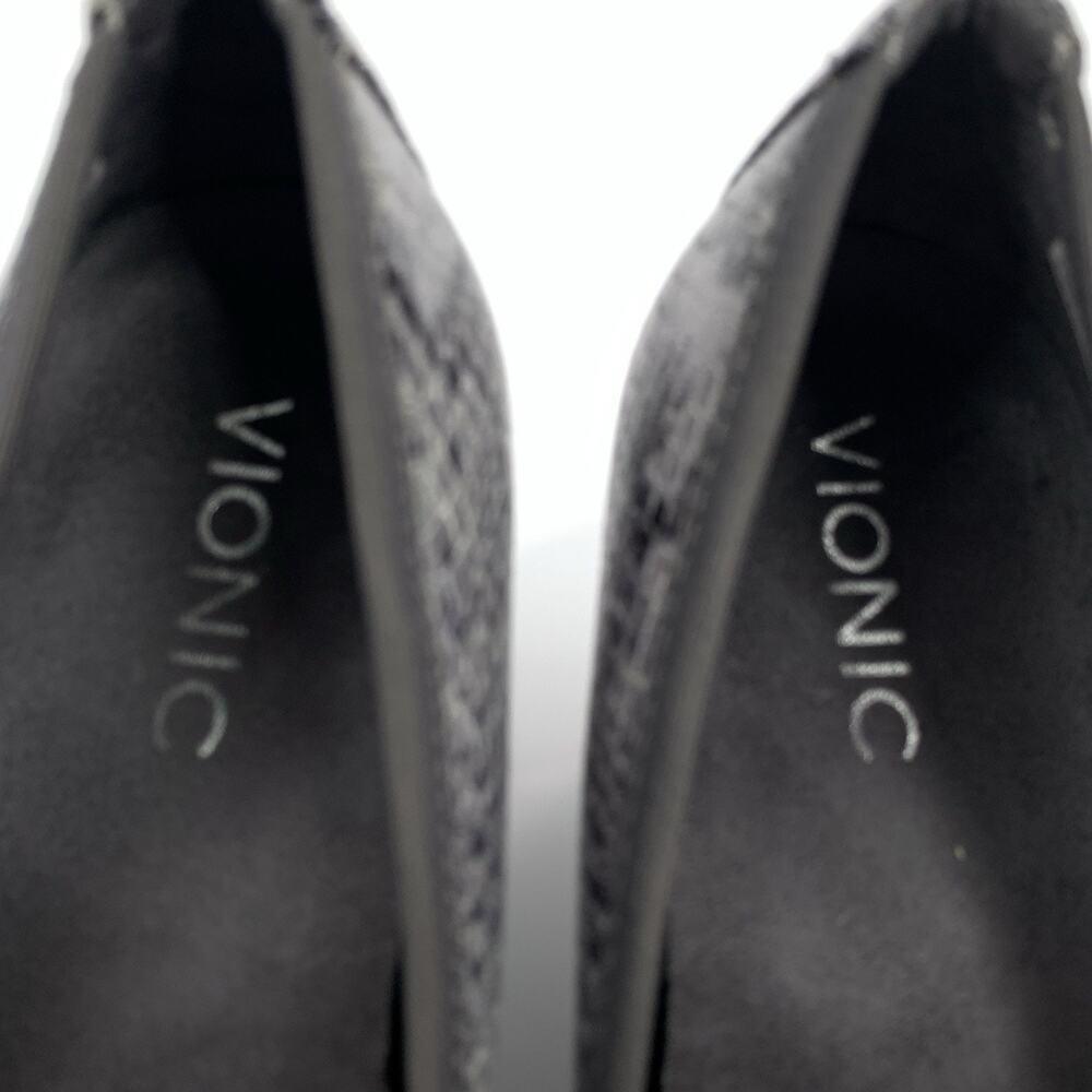 Vionic Mabrey Python Skinskin Print Closed Round … - image 3